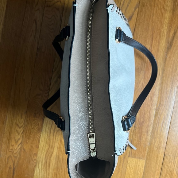 COACH tote north-south pebbled leather color block - Picture 7 of 14